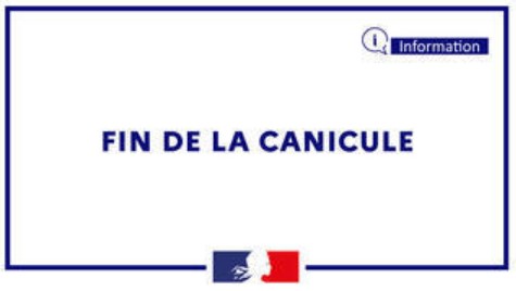 Fin de la canicule