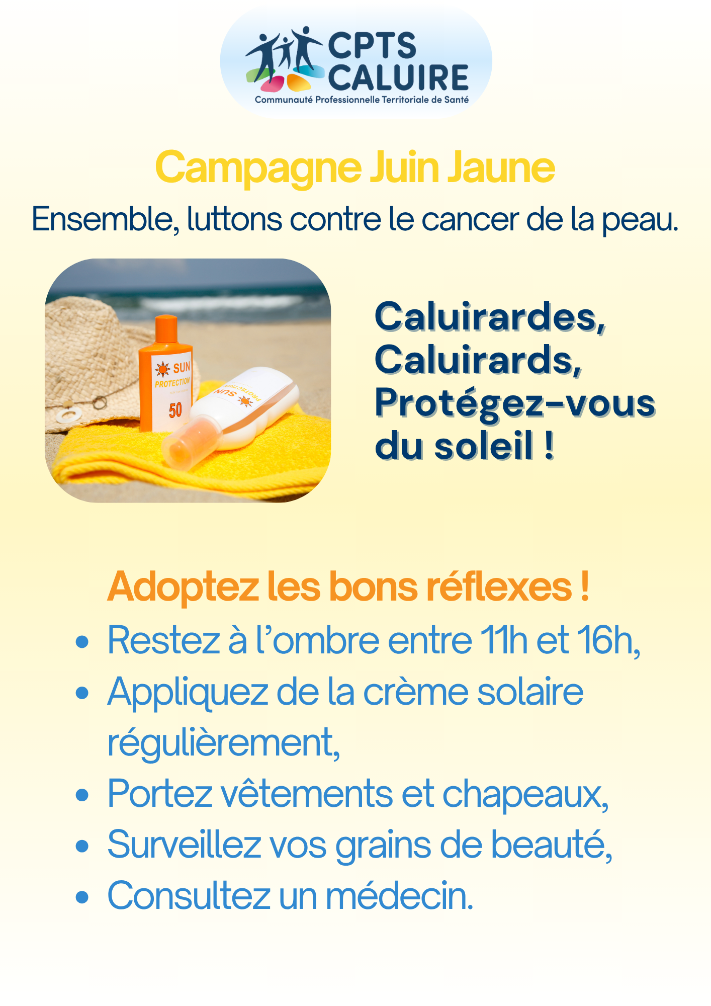 affiche juin jaune