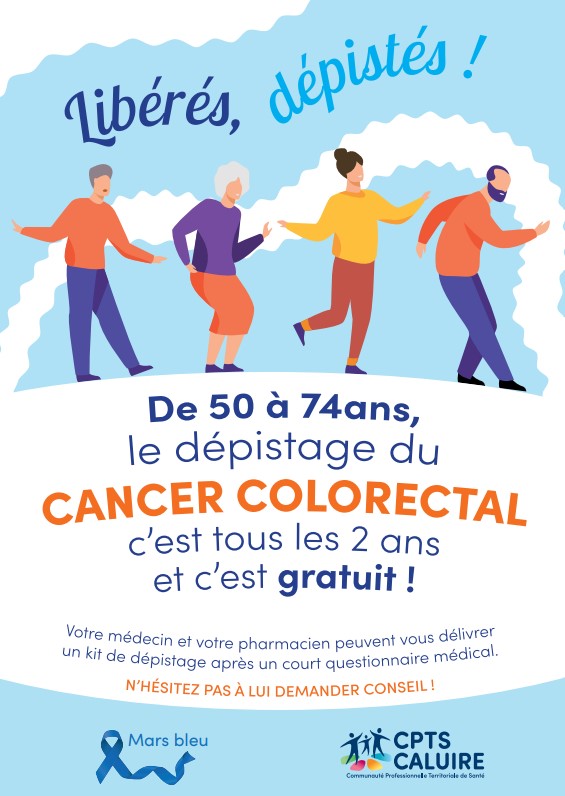 Dépistage du cancer colorectal dans la CPTS Caluire