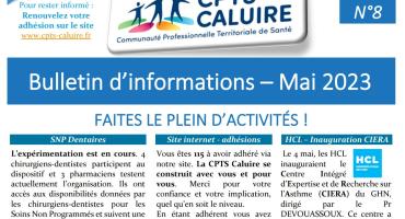 Bulletin d'Informations n°8 de Mai 2023