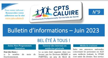 Bulletin d'Informations n°9 Juin 2023