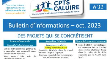 Bulletin d'Informations n°11 Octobre 2023