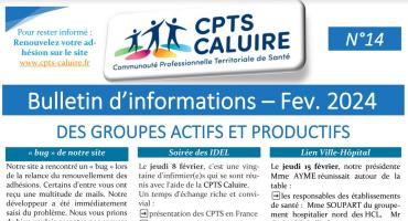 Bulletin d'Informations n°14 Février 2024