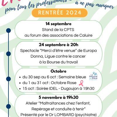 événements dates