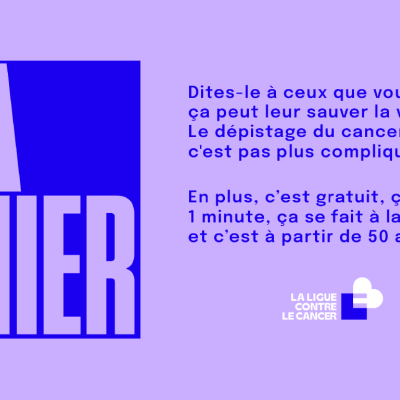 Affiche ligue contre le cancer